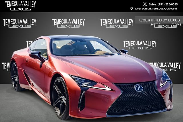 Red (Copper Crest) 2024 Lexus LC 500 Coupe RWD Coupe Rear-Wheel Drive Automatic