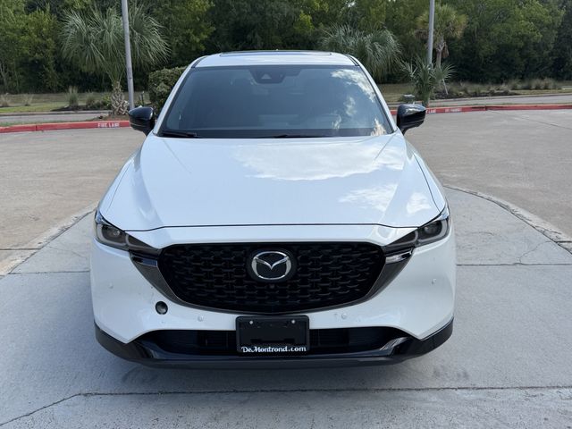2025 Mazda CX-5 2.5 Carbon Turbo White at Joe Myers Mazda Kia