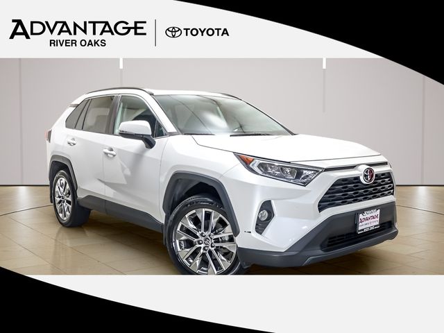 White (Blizzard Pearl) 2021 Toyota RAV4 XLE Premium AWD SUV / Crossover All-Wheel Drive 8-Speed Automatic