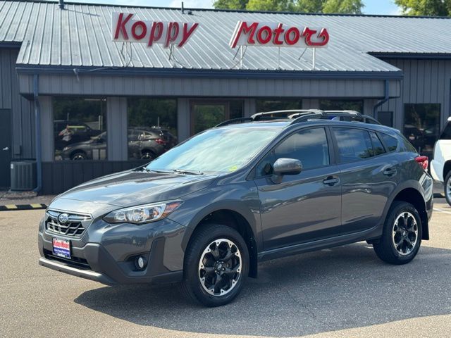 Gray 2021 Subaru Crosstrek Premium AWD SUV / Crossover All-Wheel Drive Continuously Variable Transmission
