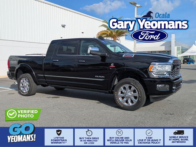 Diamond Black 2021 RAM 2500 Limited Mega Cab 4WD Pickup Truck Four-Wheel Drive 6-Speed Automatic