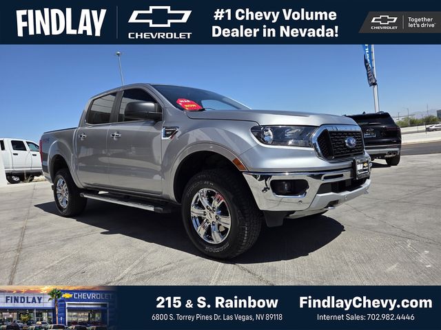 Silver Metallic 2021 Ford Ranger Pickup Truck Four-Wheel Drive Automatic