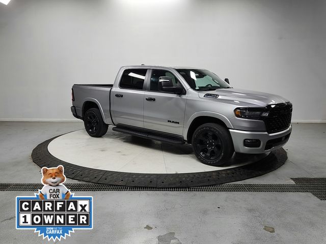 Billet Silver Metallic 2025 RAM 1500 Big Horn Crew Cab 4WD Pickup Truck Four-Wheel Drive 8-Speed Automatic