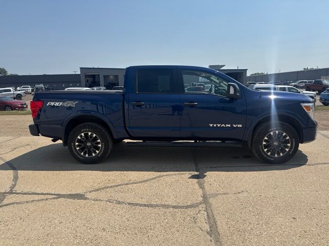 2019 Deep Blue Pearl Nissan Titan PRO-4X 4X4 Truck