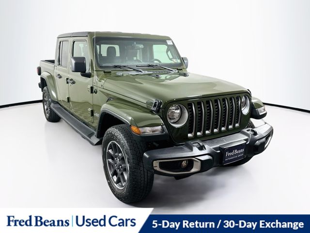 Sarge Green Clearcoat 2022 Jeep Gladiator Pickup Truck Four-Wheel Drive 8-Speed Automatic