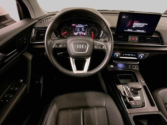2022 Audi Q5 45 S line Premium White at Sutliff Volkswagen
