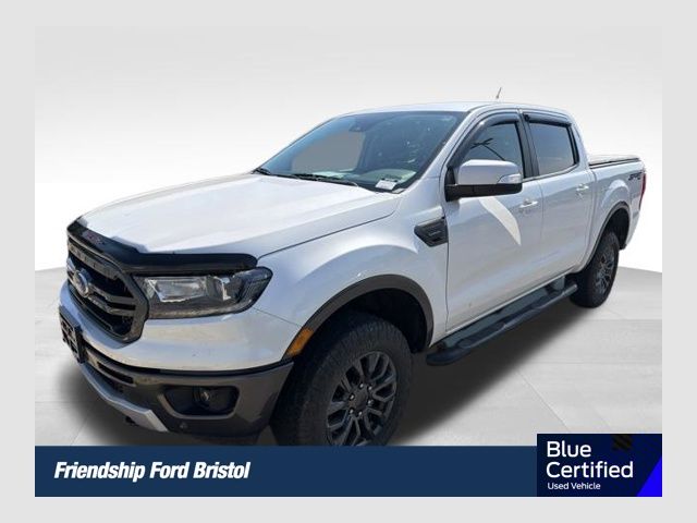 White Platinum Clearcoat Metallic 2020 Ford Ranger Pickup Truck Four-Wheel Drive Automatic