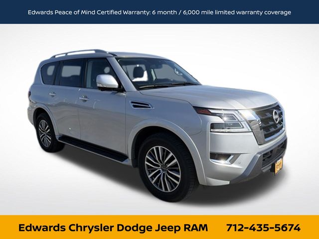 Brilliant Silver Metallic 2024 Nissan Armada SUV / Crossover Four-Wheel Drive 7-Speed Automatic