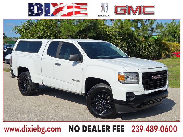 Summit White 2022 GMC Canyon Elevation Standard Extended Cab RWD Pickup Truck 4X2 6-Speed Automatic
