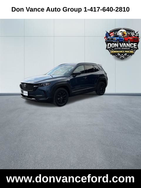 Ingot Blue Metallic 2025 Mazda CX-50 Hybrid Premium AWD SUV / Crossover All-Wheel Drive Continuously Variable Transmission