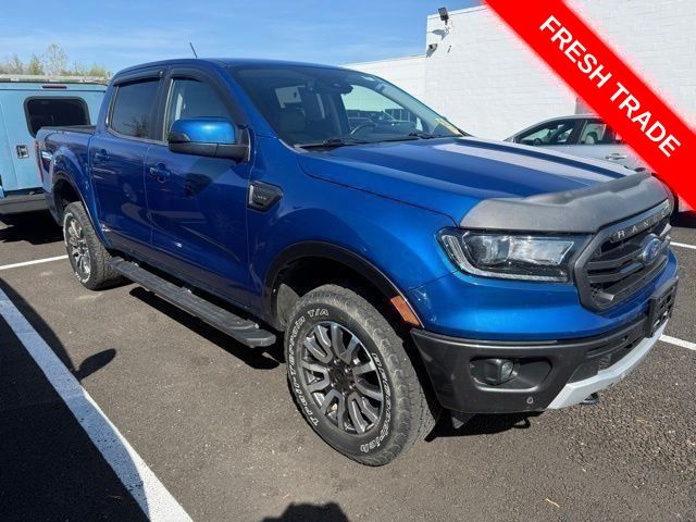 Lightning Blue Metallic 2019 Ford Ranger Lariat SuperCrew 4WD Pickup Truck Four-Wheel Drive Automatic