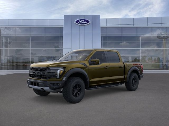Green 2026 Ford F-150 Raptor SuperCrew 4WD Pickup Truck Four-Wheel Drive Automatic