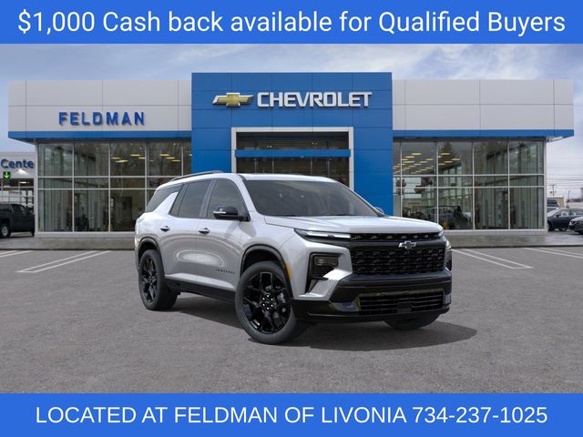Sterling Gray Metallic 2026 Chevrolet Traverse SUV / Crossover Four-Wheel Drive 8-Speed Automatic