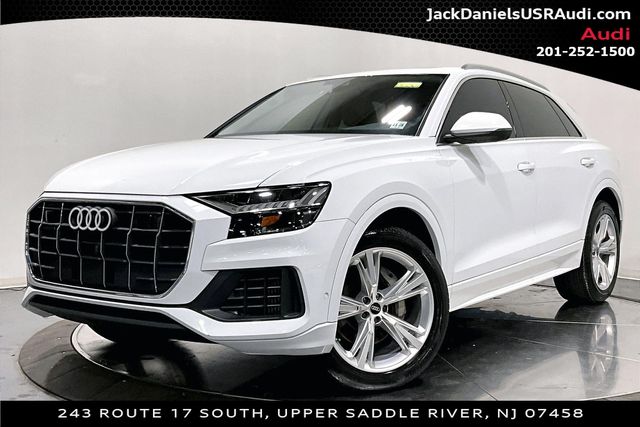 Glacier White Metallic 2023 Audi Q8 SUV / Crossover All-Wheel Drive 8-Speed Automatic