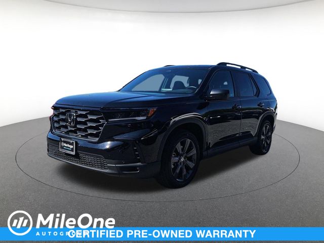 Crystal Black Pearl, 2025 Honda Pilot Sport AWD SUV / Crossover All-Wheel Drive Automatic