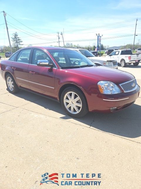 Merlot Clearcoat Metallic 2005 Ford Five Hundred Limited AWD Sedan All-Wheel Drive Continuously Variable Transmission
