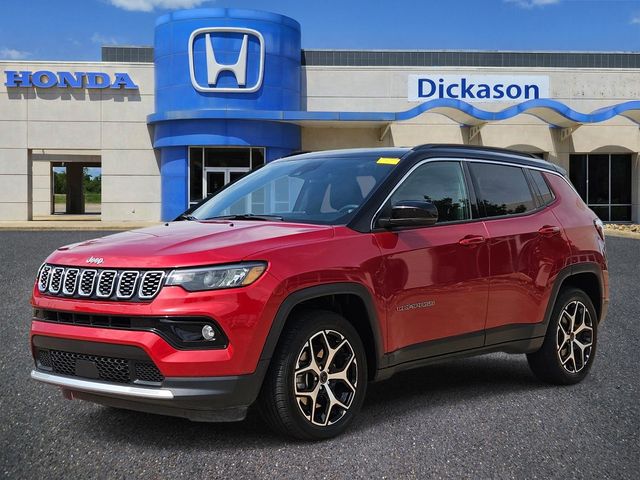 Red Hot Pearlcoat 2025 Jeep Compass Limited 4WD SUV / Crossover Four-Wheel Drive 8-Speed Automatic