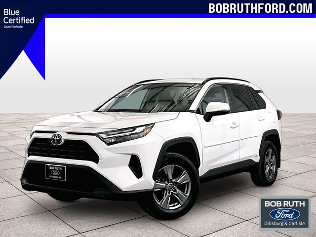 2022 Toyota RAV4 Hybrid XLE White at Rochrich Mazda