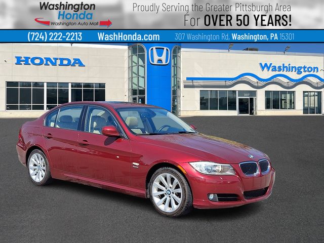 Vermilion Red Metallic 2011 BMW 3 Series 328i xDrive Sedan AWD Sedan All-Wheel Drive 6-Speed Automatic