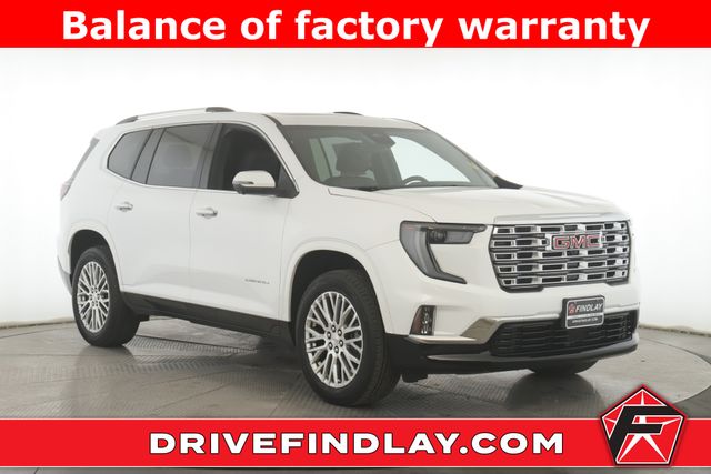 White 2025 GMC Acadia Denali AWD SUV / Crossover Four-Wheel Drive 8-Speed Automatic