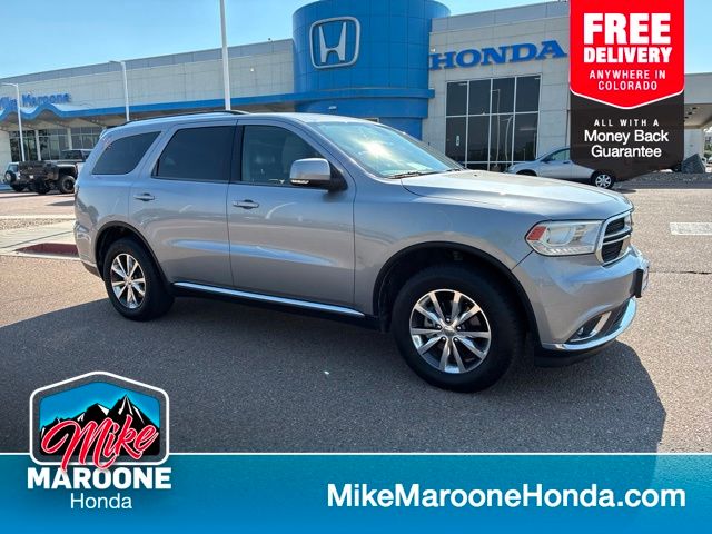 Billet Silver Metallic Clearcoat 2016 Dodge Durango SUV / Crossover All-Wheel Drive 8-Speed Automatic