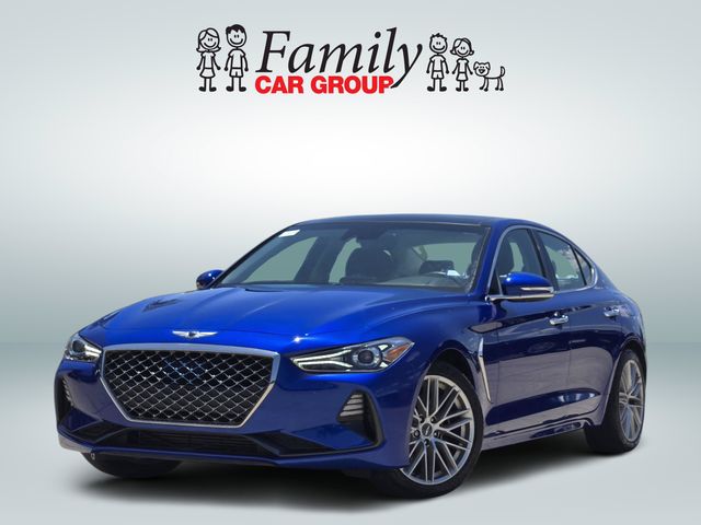 Mallorca Blue 2021 Genesis G70 Sedan Rear-Wheel Drive 8-Speed Automatic