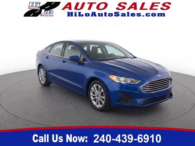 Blue Metallic 2020 Ford Fusion Sedan Front-Wheel Drive 6-Speed Automatic