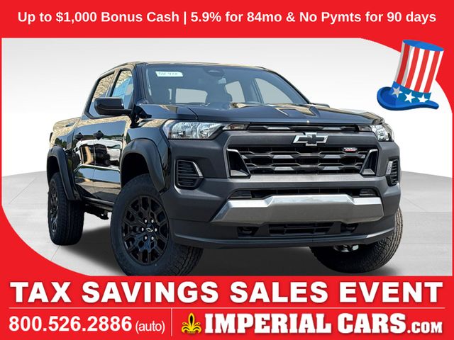 Black 2026 Chevrolet Colorado Pickup Truck Four-Wheel Drive 8-Speed Automatic