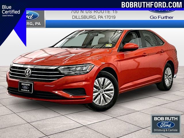 Orange Metallic 2019 Volkswagen Jetta S FWD Sedan Front-Wheel Drive 8-Speed Automatic
