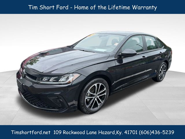 Black 2025 Volkswagen Jetta Sport FWD Sedan Front-Wheel Drive 8-Speed Automatic