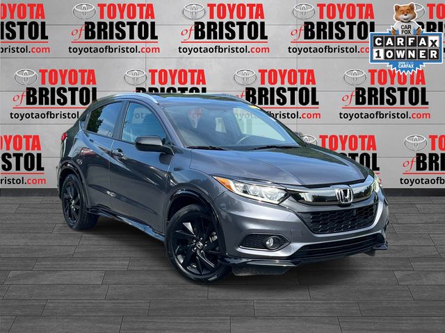 Gray (Modern Steel Metallic) 2021 Honda HR-V SUV / Crossover Front-Wheel Drive Continuously Variable Transmission