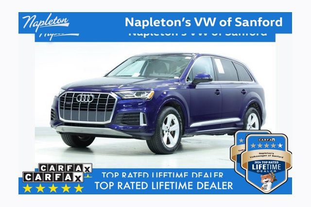 Blue 2022 Audi Q7 quattro Premium 45 TFSI SUV / Crossover All-Wheel Drive 8-Speed Automatic