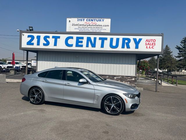 Glacier Silver Metallic 2019 BMW 4 Series Sedan Rear-Wheel Drive 8-Speed Automatic