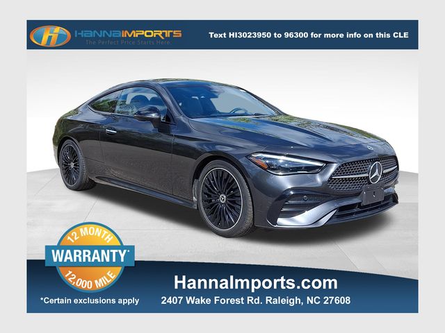 Graphite Gray Metallic 2024 Mercedes-Benz CLE 300 4MATIC Coupe All-Wheel Drive 9-Speed Automatic