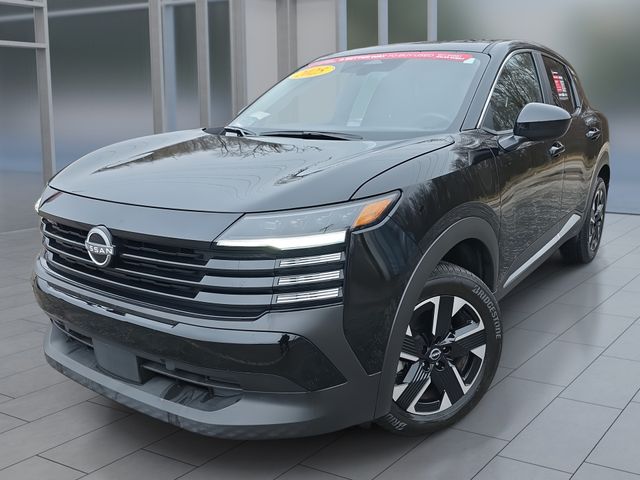 Super Black 2025 Nissan Kicks SV AWD SUV / Crossover All-Wheel Drive Continuously Variable Transmission