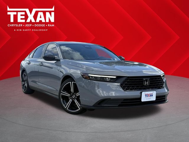 2024 Honda Accord Hybrid Sport White at Classic Chevrolet Galveston
