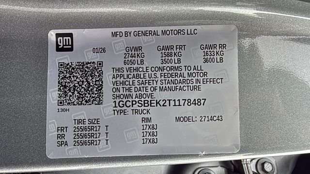 new 2026 Chevrolet Colorado car, priced at $34,495