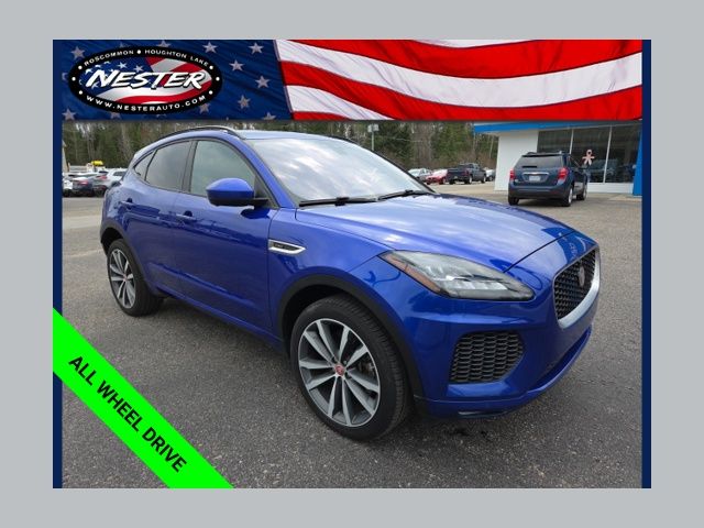 Caesium Blue Metallic 2018 Jaguar E-PACE P300 R-Dynamic HSE AWD SUV / Crossover All-Wheel Drive 9-Speed Automatic
