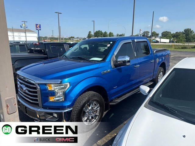 Blue Flame Metallic 2015 Ford F-150 Pickup Truck Four-Wheel Drive 6-Speed Automatic