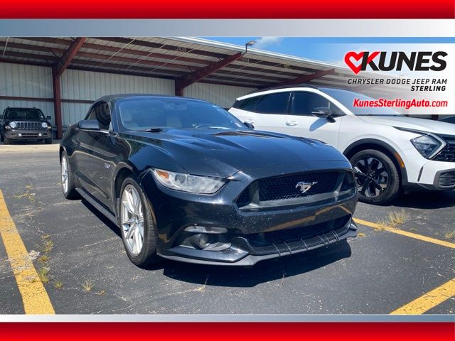 Shadow Black 2017 Ford Mustang Convertible Rear-Wheel Drive 6-Speed Automatic