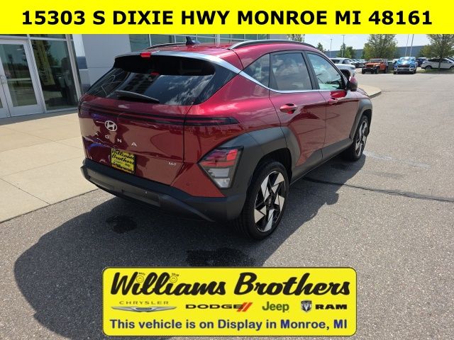 2024 Hyundai Kona Limited - Red Metallic exterior view 5
