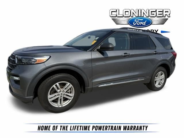 Carbonized Gray Metallic 2023 Ford Explorer SUV / Crossover All-Wheel Drive Automatic