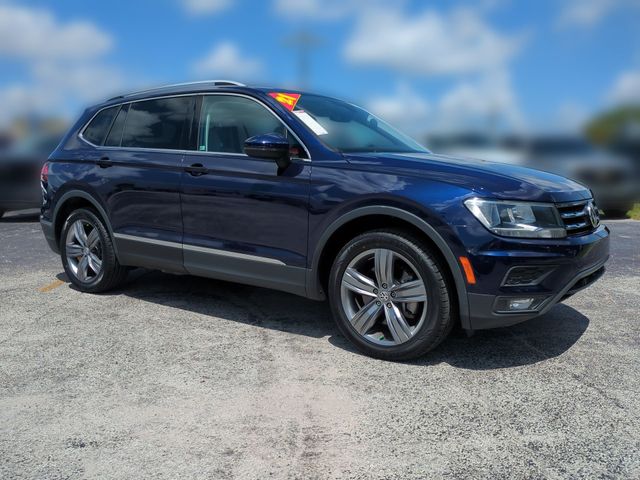 Atlantic Blue Metallic 2021 Volkswagen Tiguan SUV / Crossover 8-Speed Automatic