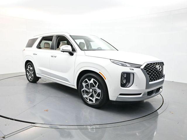 Hyper White 2021 Hyundai Palisade Calligraphy AWD SUV / Crossover All-Wheel Drive 8-Speed Automatic