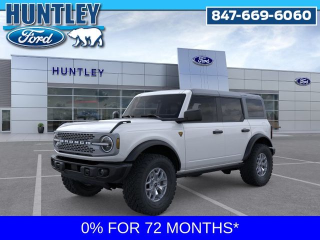 Oxford White 2025 Ford Bronco Badlands 4-Door 4WD SUV / Crossover Four-Wheel Drive Automatic