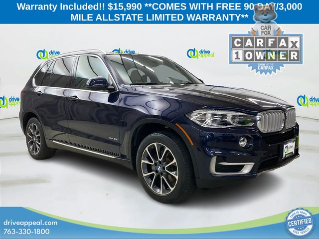 Imperial Blue Metallic 2017 BMW X5 SUV / Crossover All-Wheel Drive 8-Speed Automatic