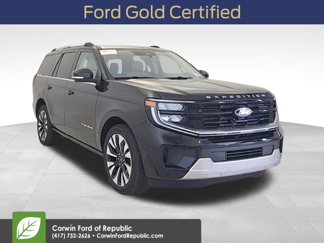 Black Metallic 2025 Ford Expedition Platinum 4WD SUV / Crossover Four-Wheel Drive Automatic