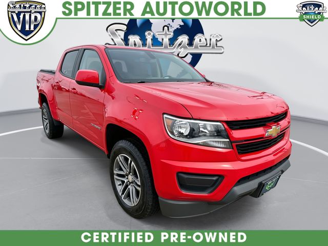 Red Hot 2020 Chevrolet Colorado Work Truck Crew Cab 4WD Pickup Truck Four-Wheel Drive 8-Speed Automatic