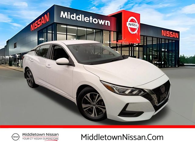 White (Fresh Powder) 2023 Nissan Sentra Sedan Front-Wheel Drive Continuously Variable Transmission