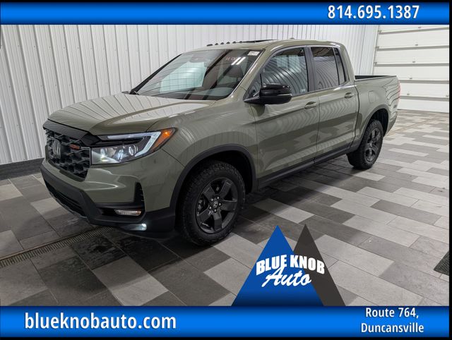 Green 2026 Honda Ridgeline Pickup Truck All-Wheel Drive 9-Speed Automatic